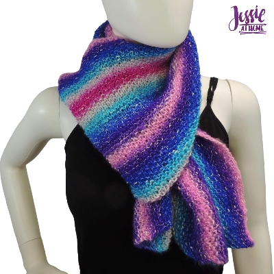 Striped Cake Scarf